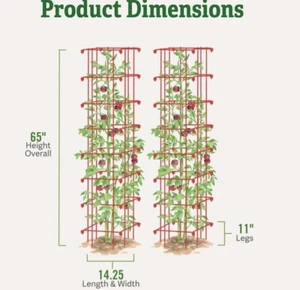 Red Tomato Tower By Garden Supply, Brand New - Picture 1 of 4