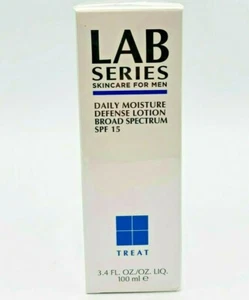 LAB SERIES DAILY MOISTURE DEFENSE LOTION 3.4 oz / 100ml NIB BROAD SPECTRUM SPF15 - Picture 1 of 3