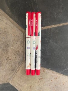 Kikki K Everyday Gel Pens Set of 3 - Christmas Collection - Black Ink - Picture 1 of 5