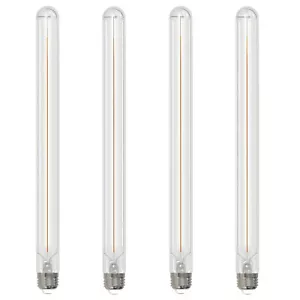 4Pack LED 15" T9 Long Filament Light Bulb, E26, 5W (40W), Clear, 2700K, 400LM - Picture 1 of 5