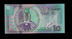 SURINAME( 1 )BANK NOTE 10 GULDEN 1 . 1 . 2000  P 147  UNCIRCULATED - Picture 1 of 2