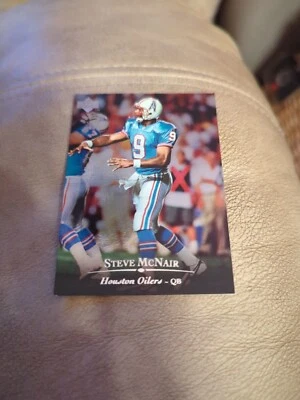 1996 Upper Deck Silver Collection Steve McNair Houston Oilers - Image 1 of 2