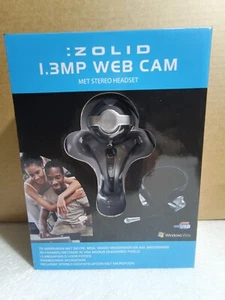 zolid 1.3mp web cam with Stereo Headset New in Box - Afbeelding 1 van 3