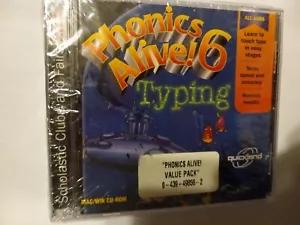 Two Pack -Phonics Alive! 6  Typing And Phonics Alive 4 Grammer VALUE PACK - Picture 1 of 4