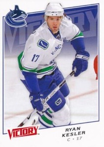 2008-09 UD Victory #10 RYAN KESLER - Vancouver Canucks