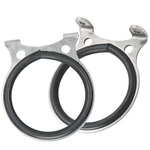 Lowbrow Customs Stainless Steel Bent Mounting Brackets for Mooneyes Oil Tanks - Picture 1 of 8