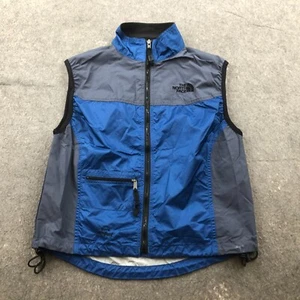 Vintage The North Face Vest Womens Small Blue Gray Gore Activent - Picture 1 of 8
