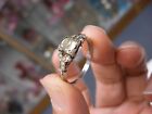 Vintage Victorian Uncas Mfg. Co. Sterling Silver Ring Size 9 1/2 #B40