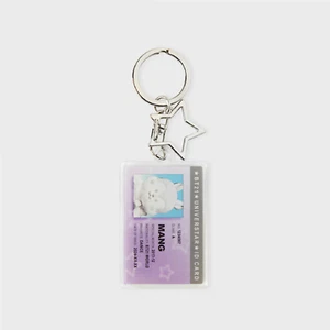 BT21 Silver Edition ID Card Acrylic Keyring - MANG K-POP BTS Official Goods - Picture 1 of 6