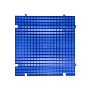 Stained Glass Cutting Mat, Solid Bottom Plastic Grid, Blue, 1 Pack 12"L x 12"W - Imagen 1 de 6
