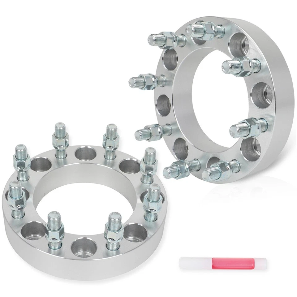 2Pcs 1.5" 8x6.5 to 8x170 Wheel Adapters 9/16" Studs For 1977-1986 Chevrolet C20 Foto 1 de 4