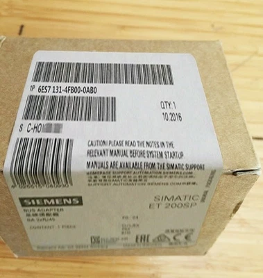 1PC New In Box Siemens 6ES7 131-4FB00-0AB0 6ES7131-4FB00-0AB0 1 year warranty - Image 1 of 3