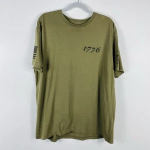 Grunt Style Gr. XL 1776 American Flag Crewneck T-Shirt Military Green - Bild 1 von 5