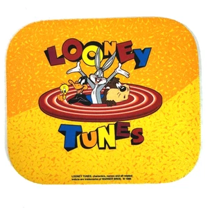 Looney Tunes Vintage Mouse Pad Bugs Daffy Taz Tweety 1995 Licensed Old Stock - Picture 1 of 5