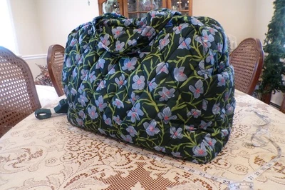 NOVA Vera Bradley Grande Bolsa de Viagem/Fim de Semana em Hastes Charlotte Nova Com Etiqueta - Imagem 1 de 4