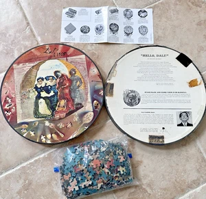 Vtg Rare '65 Springbok Double Image Art Apparition Voltaire Salvador Dali Puzzle - Picture 1 of 18