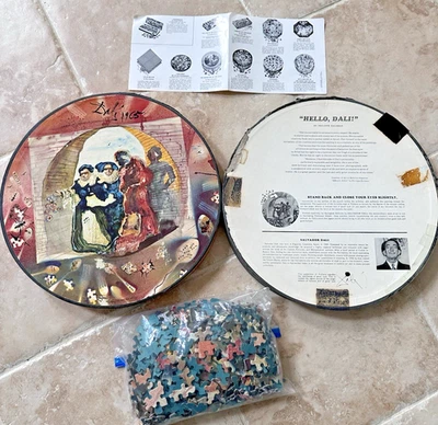 Vtg 1965 Springbok Double Image Art Apparition Voltaire Salvador Dali Puzzle - Image 1 of 4