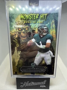 Jalen Hurts 1/1 2025 Wild Card Haunted Hits Monster Hit National Mummy Eagles - Bild 1 von 2