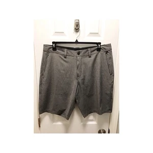 Pantalones Cortos Híbridos Volcom Para Hombre Frickin Trituración Cruzada Estática Elastizados Gris Chino - Imagen 1 de 9