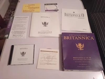 Big Box Encyclopaedia Britannica CD 98 Standard edition International Version - Image 1 of 4