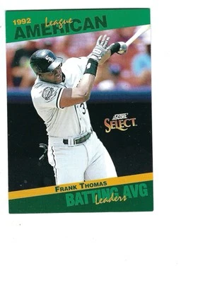 1993 Score Select League Leaders - #3 Frank Thomas - Image 1 of 2