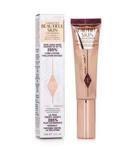 Charlotte Tilbury BEAUTIFUL SKIN FOUNDATION 30ML SHADE 7 WARM CHAUD - Picture 1 of 3