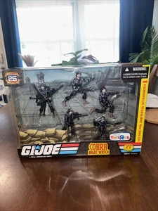 GI Joe 25th 3.75'' COBRA NIGHT WATCH SET Trooper 5-Pack Toys R Us Exclusive New - Picture 1 of 6
