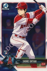 Shohei Ohtani 2018 Rookie Anime Parody Art Card Los Angeles Angels - Picture 1 of 2