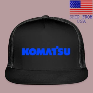 Gorra de camionero negra ajustable para equipo de minería Komatsu talla adulto - Imagen 1 de 4