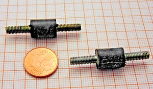Tampon caoutchouc amortisseur de vibrations M4x36mm - 2 pièces - Silent Block modélisme - Photo 1/13
