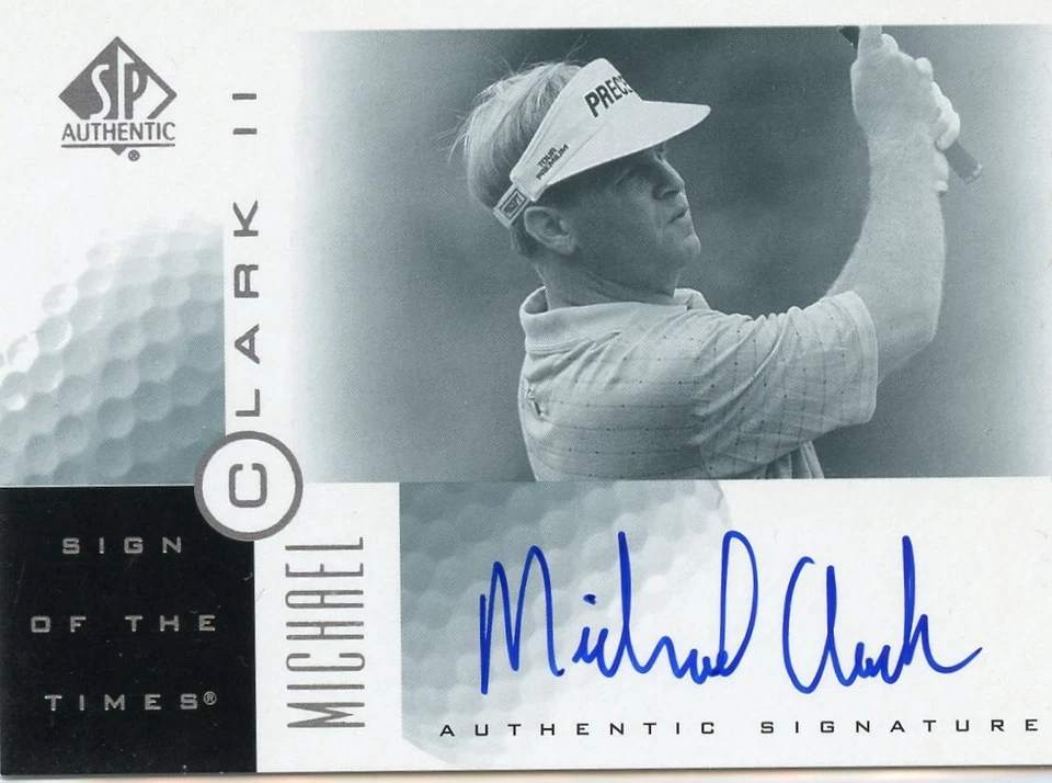 2001 UPPER DECK SP AUTHENTIC MICHAEL CLARK II SIGN OF THE TIMES AUTOGRAPH  - Image 1 of 1