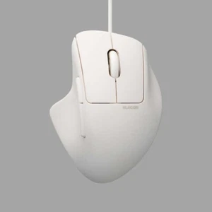 ELECOM Wired S-Size Mouse SHELLPHA with Tilt Function 7 Buttons M-SH31UBSKWH New - Picture 1 of 9