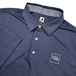 FootJoy Herren XL Solid Navy Performance Stretch Golf Polo Kurzarm - Bild 1 von 7