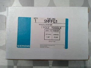 Siemens SMFFG1 1 Pole 1HP 277VAC Manual Starter **Free Shipping** - Picture 1 of 4