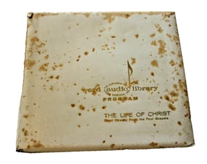 Vintage Word Audio Library “The Life of Christ” Lot of 7 Records 33 rpm 12” Viny - Imagen 1 de 9