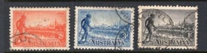 AUSTRALIA PREDECIMAL 1934 VIC CENTENARY PERF 10.5 SET VERY FINE USED,....2/31 - Picture 1 of 2