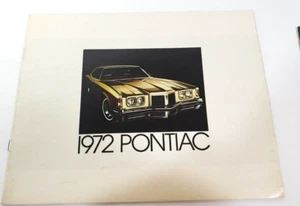 1972 GM Dealer Pontiac Brochure Grand Prix Catalina Firebird -GL454 - Picture 1 of 4
