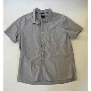 Camisa Hurley Para Hombre XXL 2XL Manga Corta Calce Clásico Gris Gráfico - Imagen 1 de 5