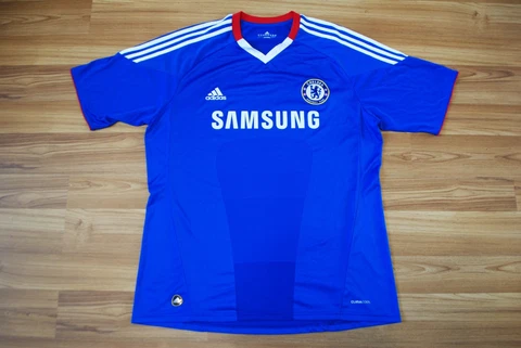 CHELSEA LONDON HOME FOOTBALL SHIRT 2010-2011 JERSEY ADIDAS BLUE SIZE MENS XL Cover
