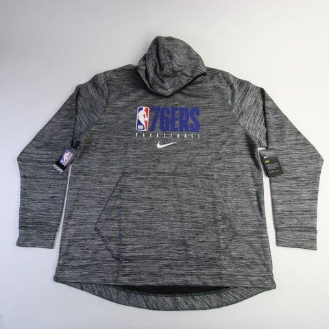 Philadelphia 76ers Nike NBA Authentics Sweatshirt Men's Gray/Heather New Cover