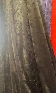 Crushed Velvet Fabric Dress Craft Stretch Velour Material 60” Wide ( Black) 2 m - Picture 1 of 2
