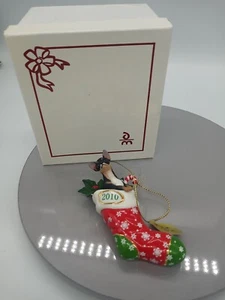The Danbury Mint 2010 Annuale Chihuahua Ornamento Calza Stuffer Cucciolo Cane - Foto 1 di 6