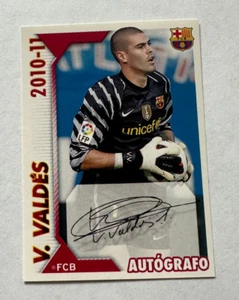 Autógrafo Panini Victor Valdés 2010-11 #17 Fc Barcelona - Imagen 1 de 2