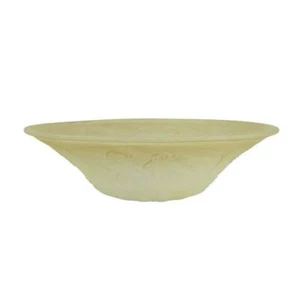 Aspen Creative Torchiere Replacement Glass Shade 15.62"x15.62"x4.5" in Amber - Picture 1 of 5