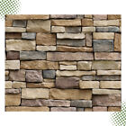 Simulation Stone Wallpaper Self-Adhesive Wall Stickers 3D Stone Wall Decals For