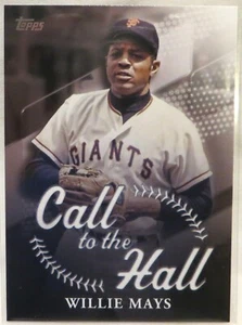 Willie Mays 2025 Topps Series 1 Call to the Hall CTH-22 - Picture 1 of 1