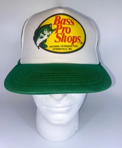 Bass Pro Shops White Solid Hats for Men 