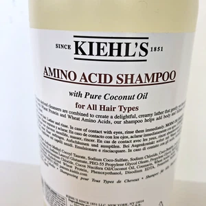 Kiehl's Amino Acid Shampoo Jumbo Size 33.8 Oz 1 Liter Pump with Coconut Oil NEW - Picture 1 of 5