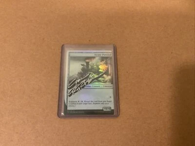 MTG Magic Steam-Powered FOIL Painted Signed Artist Proof UST Critchlow #SS - Image 1 of 2