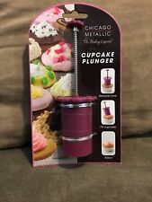 Chicago Metallic Baking Essentials ~ Cupcake Plunger ~ Purple ~ Brand New